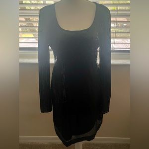 Rampage Black Sequin cocktail dress